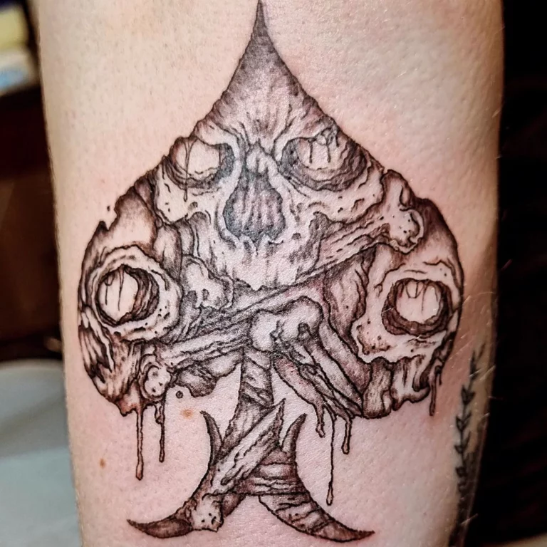 Mystical Skull Tree Tattoo