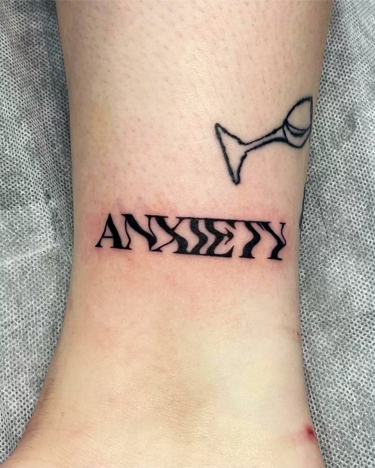 Anxiety Strength Tattoo