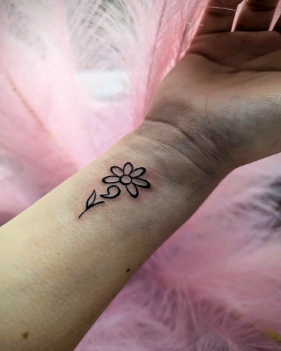blossoming hope mental health tattoo