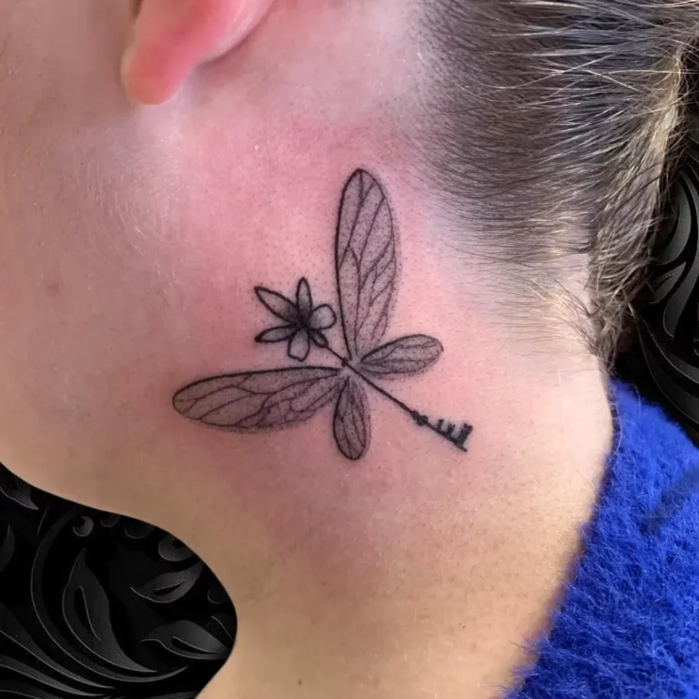 Dragonfly Key Energy Tattoo