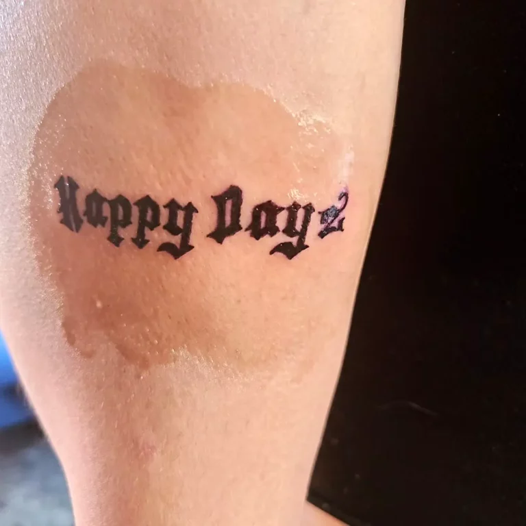 Happy Days Heart Tattoo