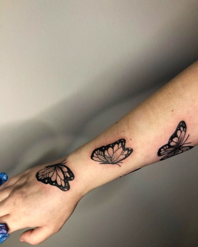 Metamorphosis Butterfly Mental Awareness Tattoo