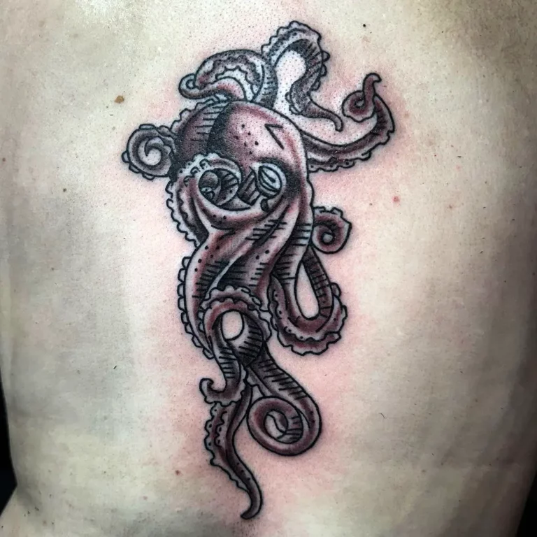 Mystical Octopus Energy Tattoo