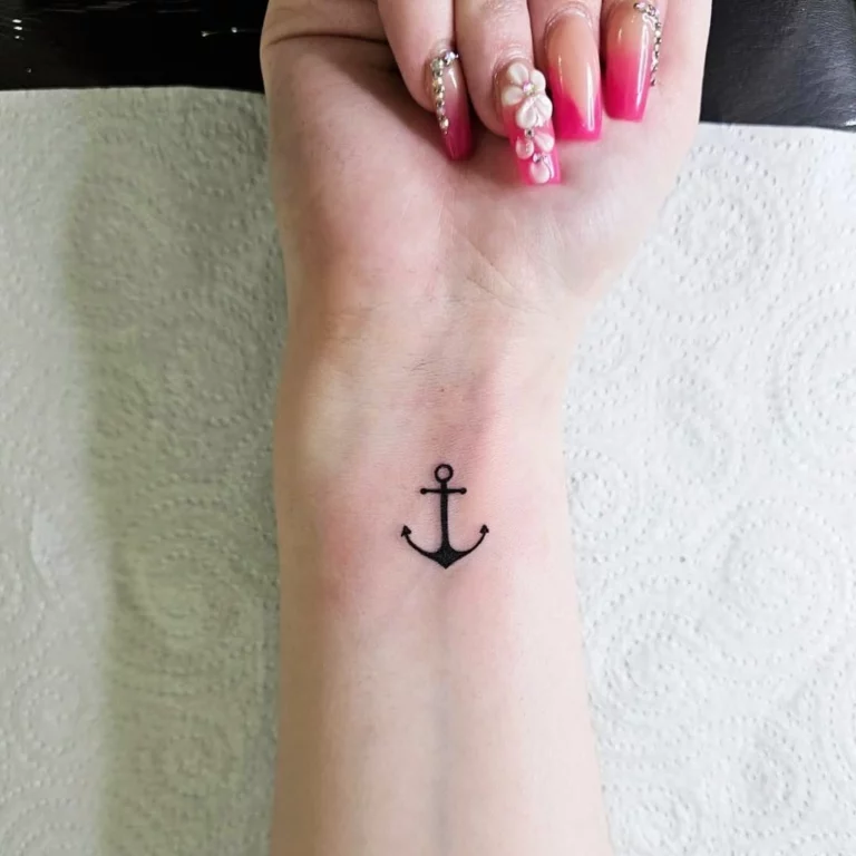 Nautical Anchor Symbol Tattoo