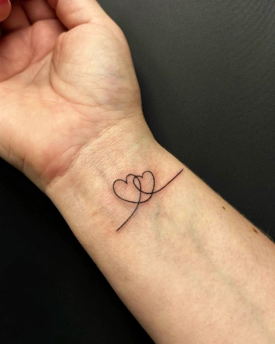 self love heartbeat tattoo