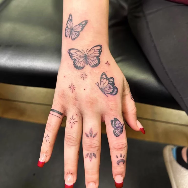 Fluttering Butterflies Symbolism Tattoo