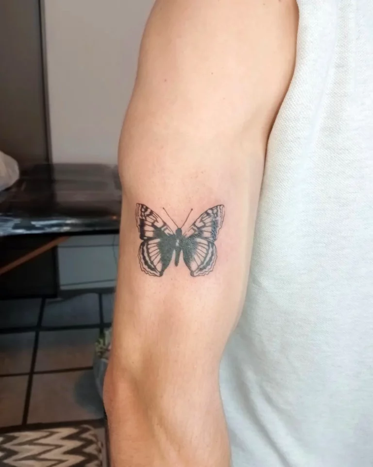 Monarch Butterfly Transformation Tattoo