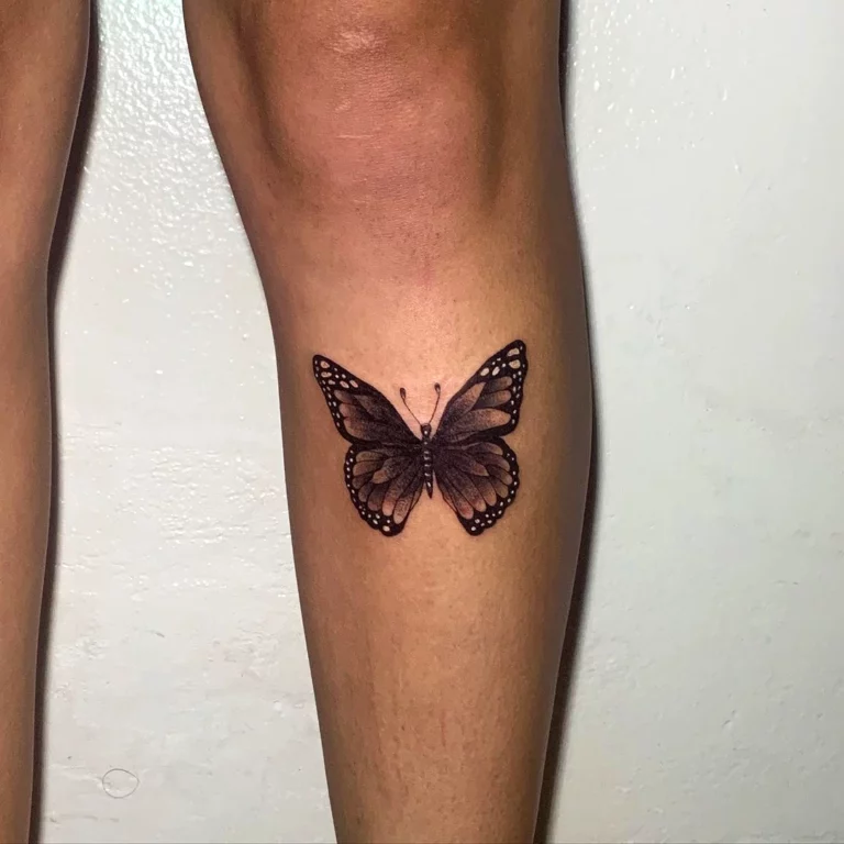 Timeless Butterfly Symbol Tattoo